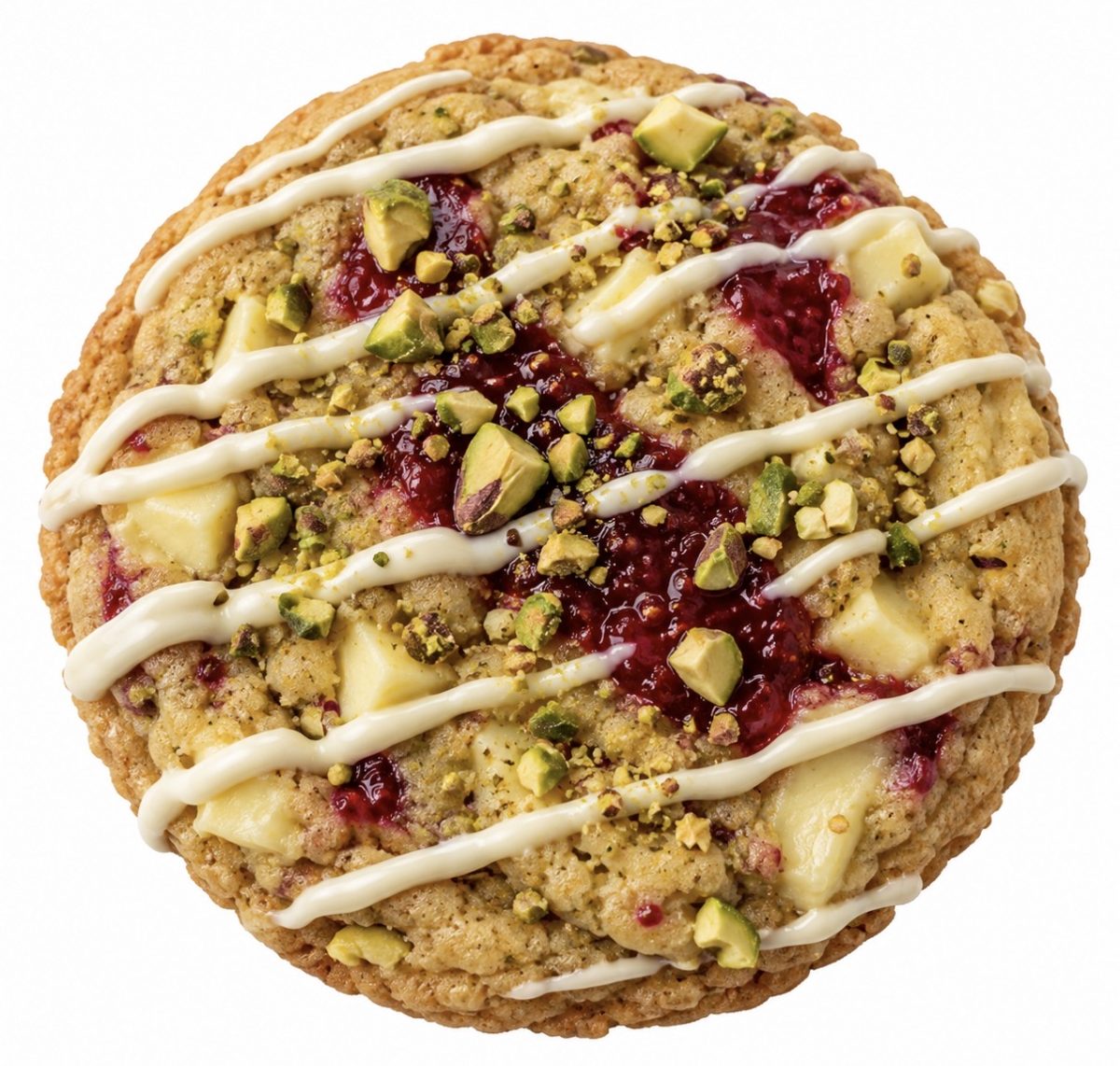 Pistache et framboise