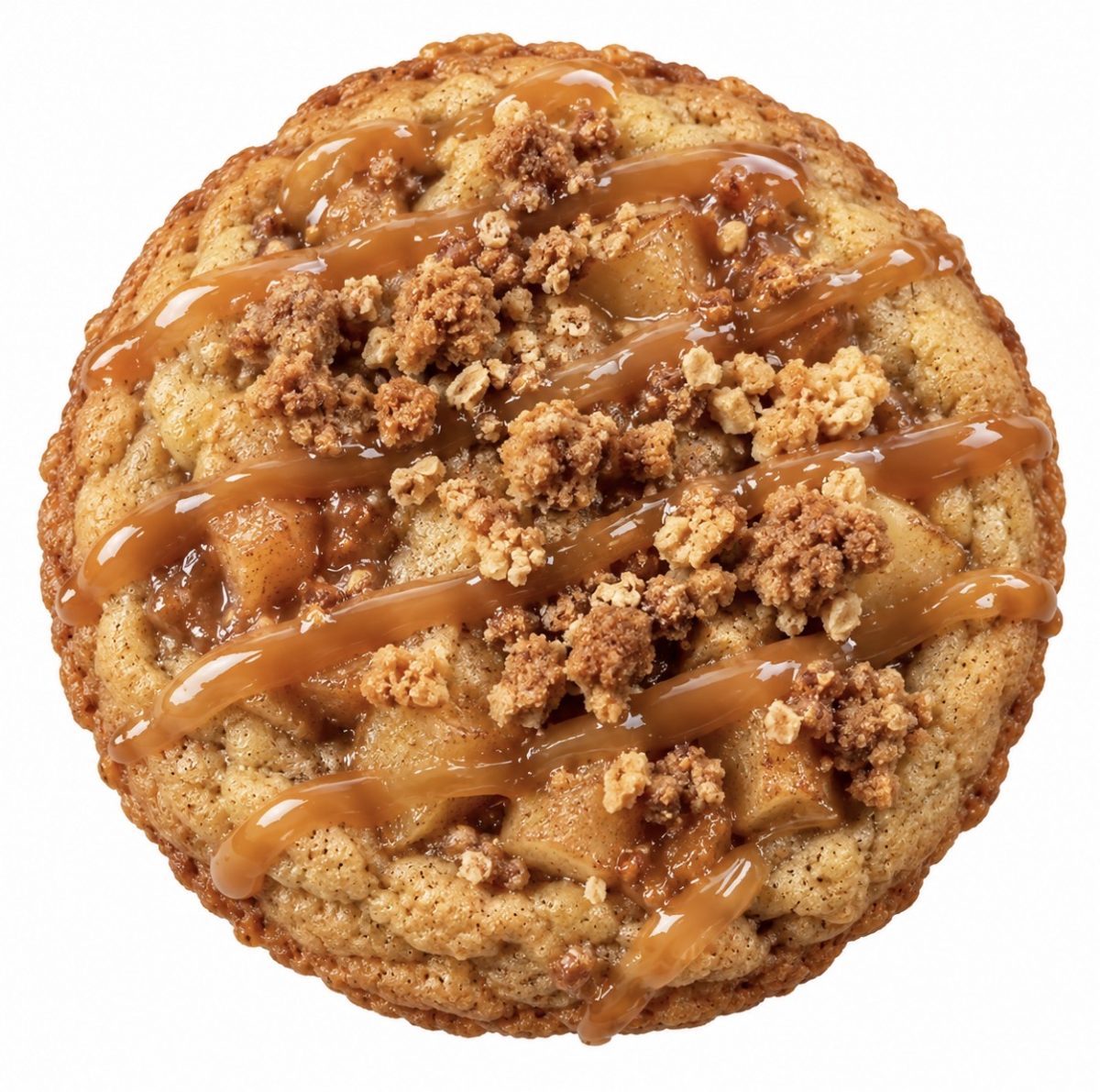 Pomme, crumble et caramel